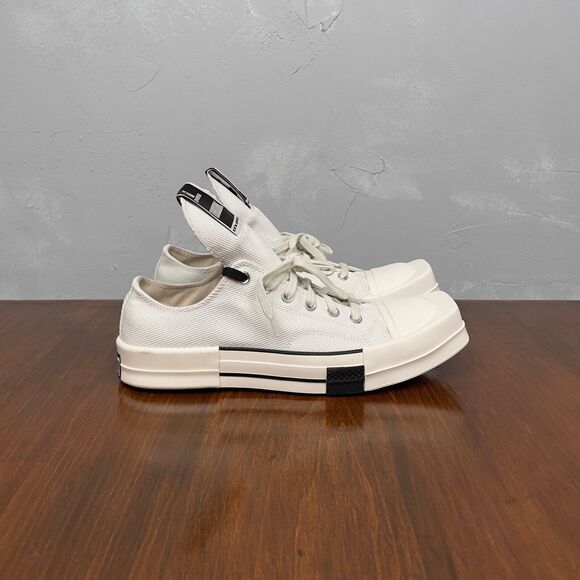NIB Rick Owens x Converse Turbodrk Chuck 70 Sneakers 172345C Men's 10, EU 44 NEW - Picture 9 of 10
